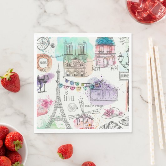 Paris Serviette (Beispiel)