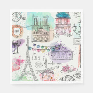 Paris  serviette