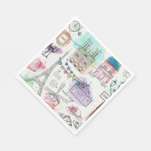 Paris Serviette (Ecke)