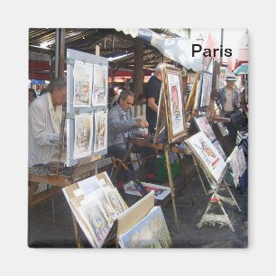 Paris - setzt von Tertre-Montmartre - Magnet