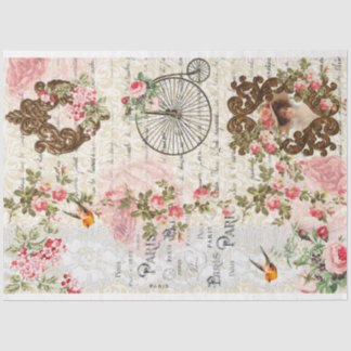 Paris Shabby Chic Französisch Ephemera Viktorianis Seidenpapier