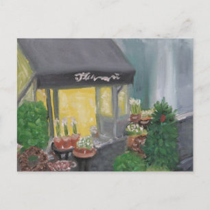 "Paris Shopping by candlelight" Postkarte