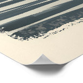 Paris Silhouetten - Spiegelbild des Eiffelturms Poster (Ecke)