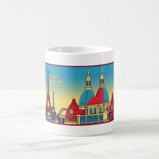 Paris Skyline 1 Kaffeetasse (Mittel)