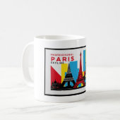 Paris Skyline 2 Kaffeetasse (Vorderseite Links)