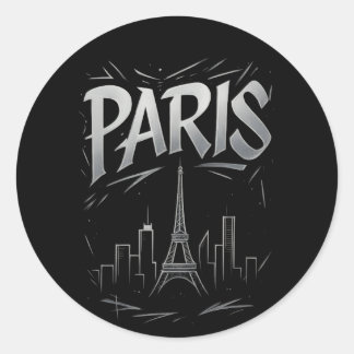 Paris Skyline Aufkleber