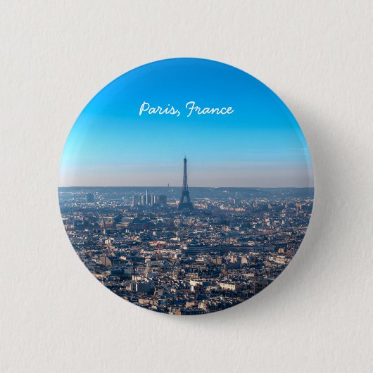 Paris Skyline Button (Vorderseite)