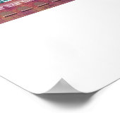 Paris Skyline Colored Gebäude Poster (Ecke)