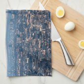 Paris Skyline Handtuch (Viertel Falte)