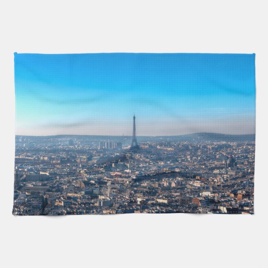 Paris Skyline Handtuch (Horizontal)