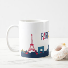 Paris Skyline Kaffeetasse