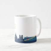 Paris Skyline Kaffeetasse (VorderseiteRechts)