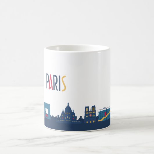 Paris Skyline Kaffeetasse (Mittel)