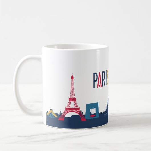 Paris Skyline Kaffeetasse (Links)