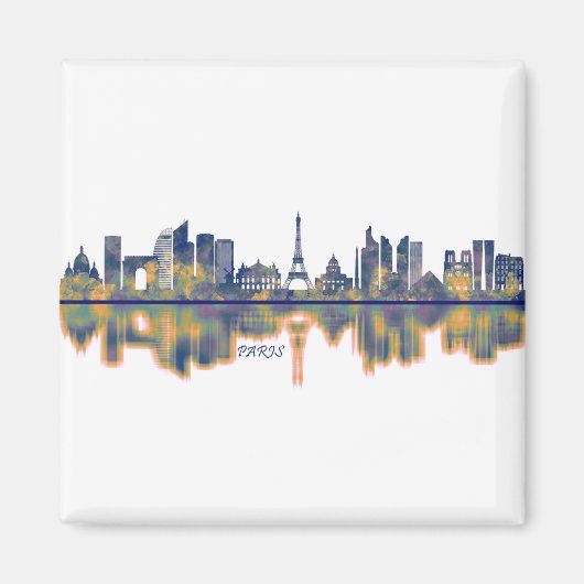 Paris Skyline Magnet (Vorne)