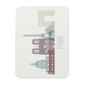 Paris Skyline Magnet (Vertikal)