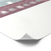 Paris Skyline Poster (Ecke)