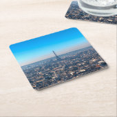 Paris Skyline Rechteckiger Pappuntersetzer (angewinkelt)