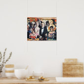 Paris Society, Kunst von Max Beckmann Poster (Küche)