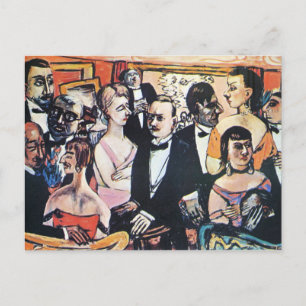 Paris Society, Kunst von Max Beckmann Postkarte