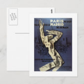Paris sollte nicht das Poster_Propaganda sein Postkarte (Vorne/Hinten)