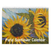 Paris Sonnenblume-Kalender Kalender (Titelbild)