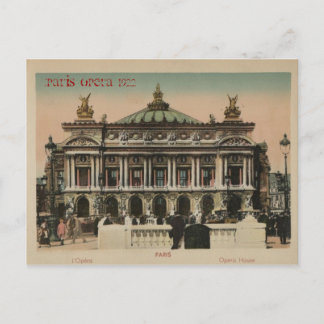 Paris Souvenir Die Pariser Oper Postkarte