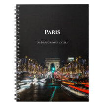 Paris Spiral Foto Notebook