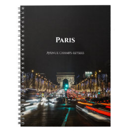 Paris Spiral Foto Notebook Notizblock