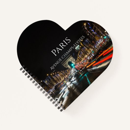 Paris Spiral Notebook Notizblock (Vorderseite)