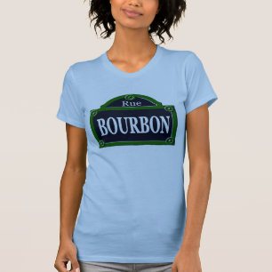 Paris St Sign Rue Bourbon Long Sleeve T - Shirt