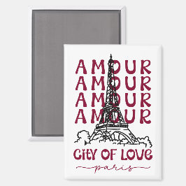 Paris Stadt der Liebe – Eiffel Tower Reiseandenken Magnet