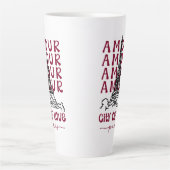 Paris Stadt der Liebe – Eiffelturm Milchtasse (Vorderseite)