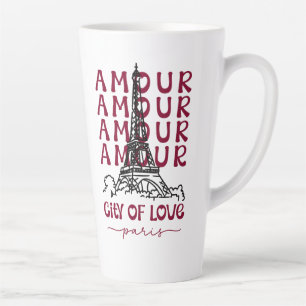 Paris Stadt der Liebe – Eiffelturm Milchtasse