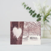 Paris, Stadt der Liebe (Gärten von Notre Dame) Postkarte (Stehend Vorderseite)