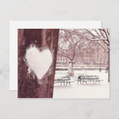 Paris, Stadt der Liebe (Gärten von Notre Dame) Postkarte (Vorne/Hinten)