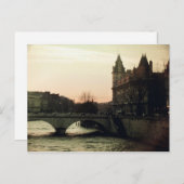 Paris, Stadt der Liebe... Postkarte (Vorne/Hinten)