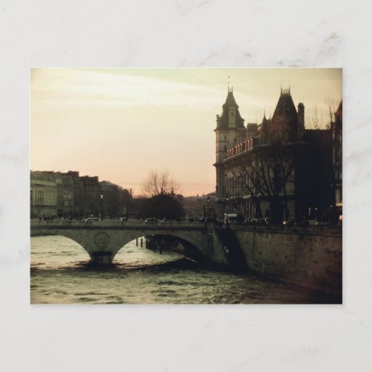 Paris, Stadt der Liebe... Postkarte (Vorderseite)