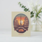 Paris, Stadt der Liebe und des Lichts Postkarte (Stehend Vorderseite)