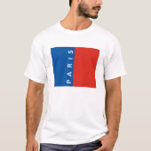 Paris Stadt-Franchise-Land-Name T-Shirt (Vorderseite)