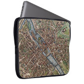 Paris-Stadt Laptopschutzhülle (Vorne Rechts)
