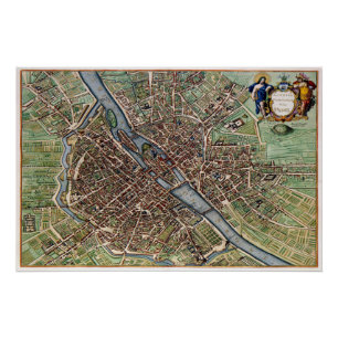 Paris-Stadt Poster