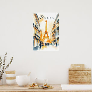 Paris Stadt  Poster