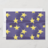 Paris Starry Night; Eiffelturm Einladung (Rückseite)