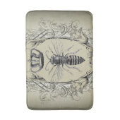 Paris-Steampunk-Imker-Krone Badematte (Vorderseite Vertikal)