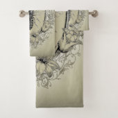 Paris-Steampunk-Imker-Krone Badhandtuch Set (Insitu)