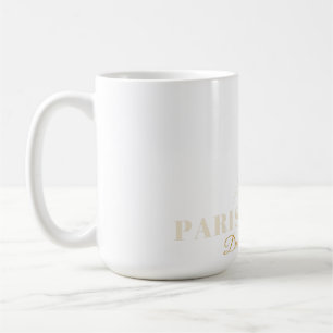 Paris steht Tasse