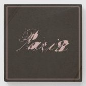 Paris Steinuntersetzer (Vorderseite)