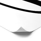 Paris-Stickerei mit Herz Poster (Ecke)