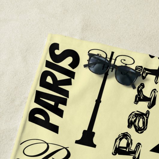 Paris Strandtuch (Beispiel)